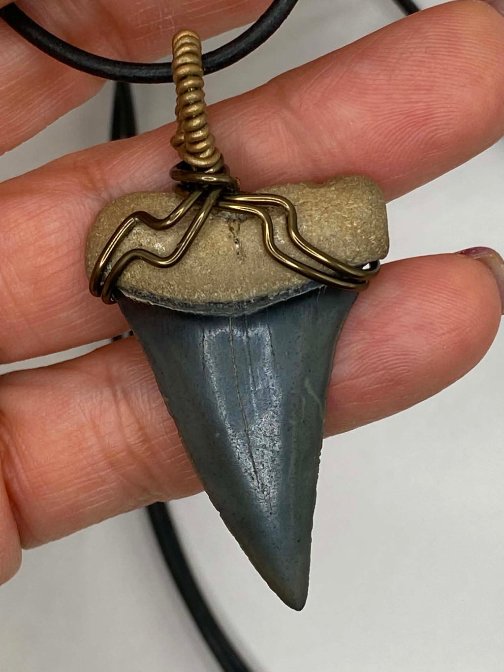 Mako Shark Wire Wrapped Pendant